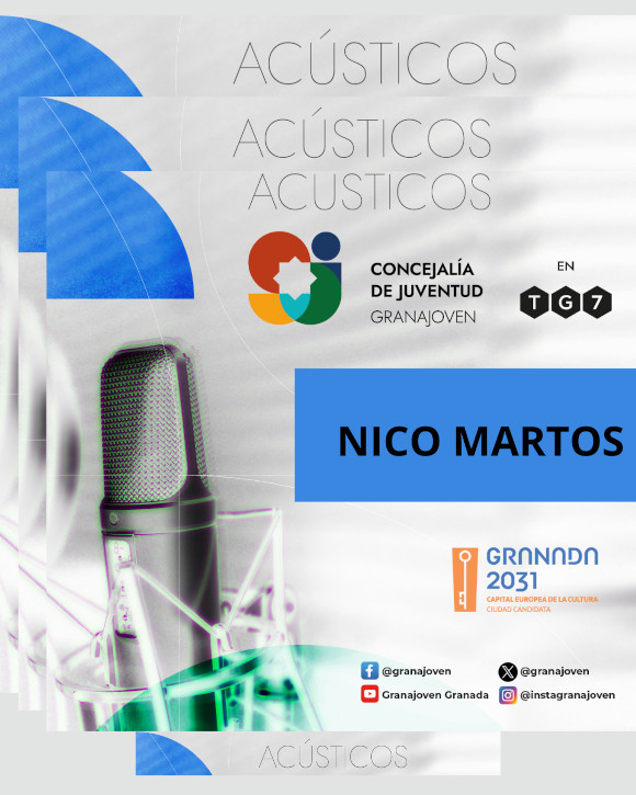 ACUSTICOS GRANAJOVEN EN TG7. Nico Martos